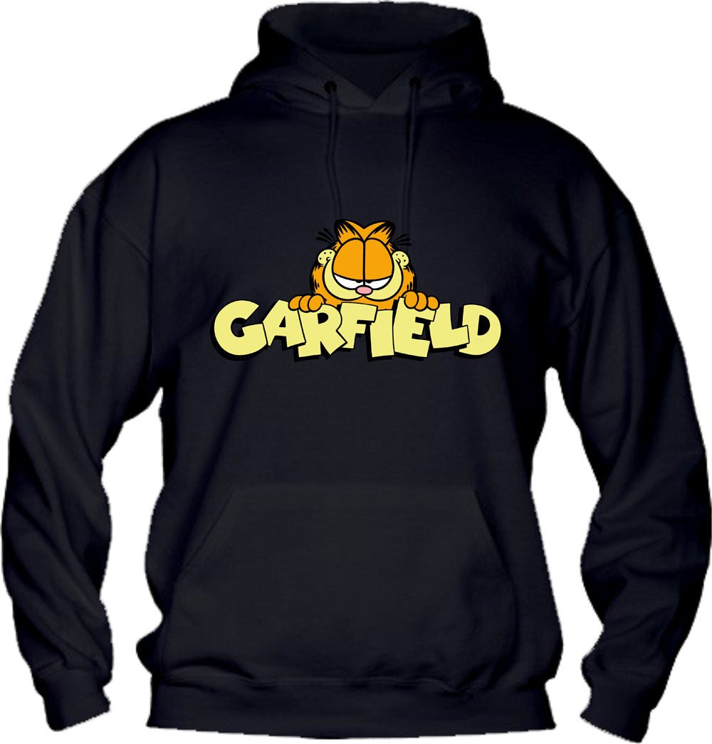 Felpa con cappuccio UOMO, DONNA & BAMBIN - GARFIELD - Super vestibilità Top qualità