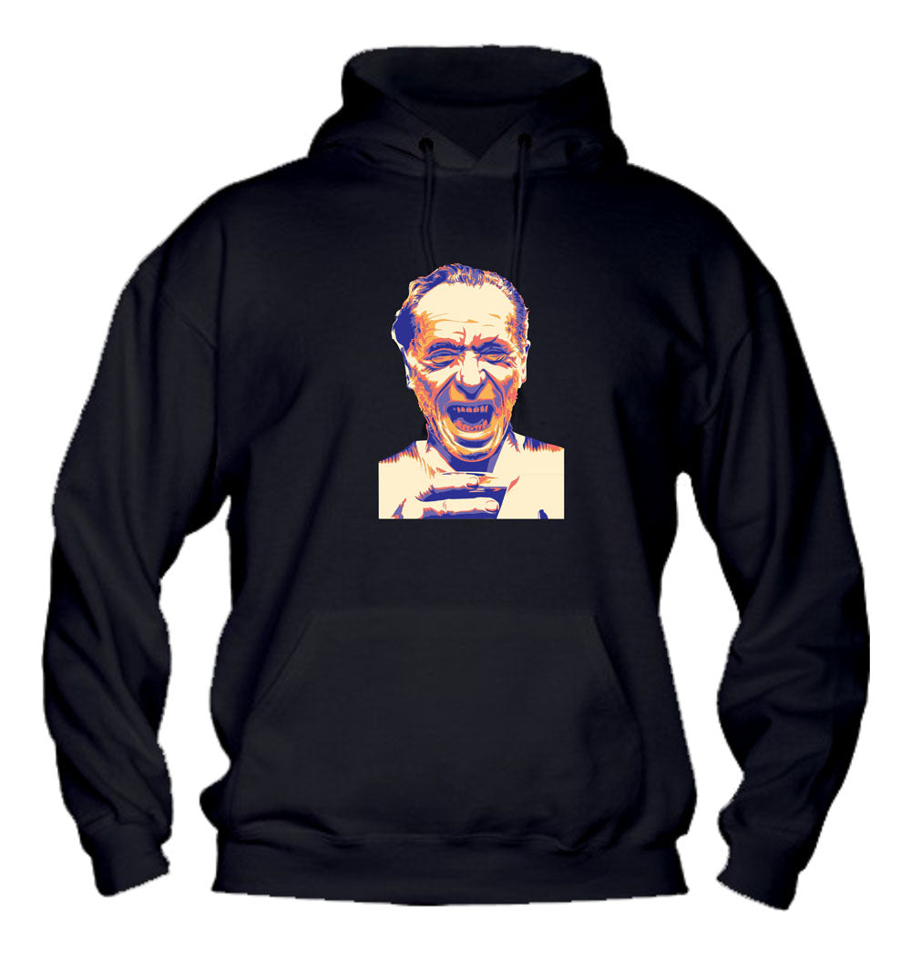 Felpa con cappuccio UOMO, DONNA & BAMBIN - CHARLES BUKOWSKI - Super vestibilità Top qualità