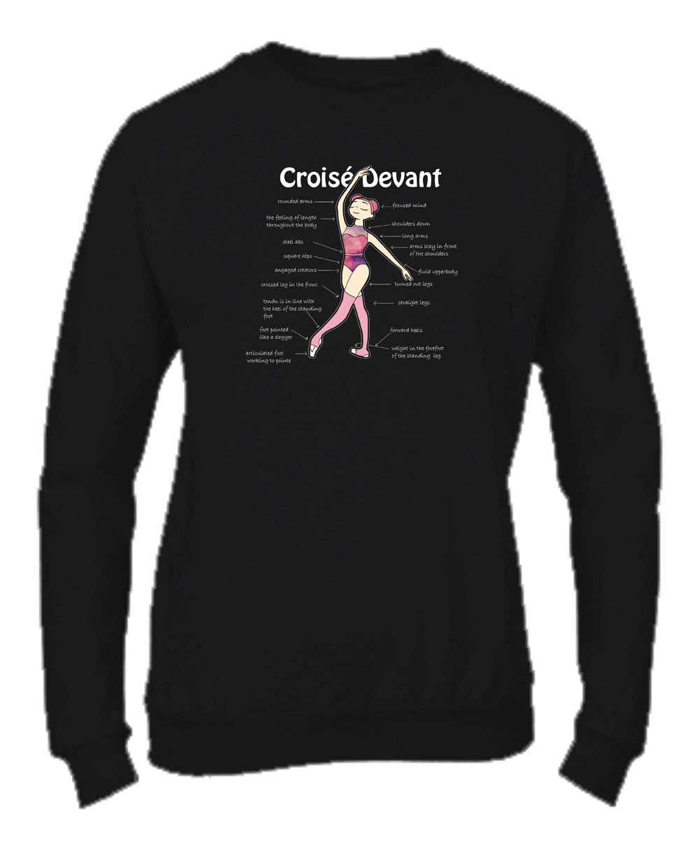 Felpa Girocollo DONNA & BAMBIN - CROISÈ DEVANT - Super vestibilità Top qualità