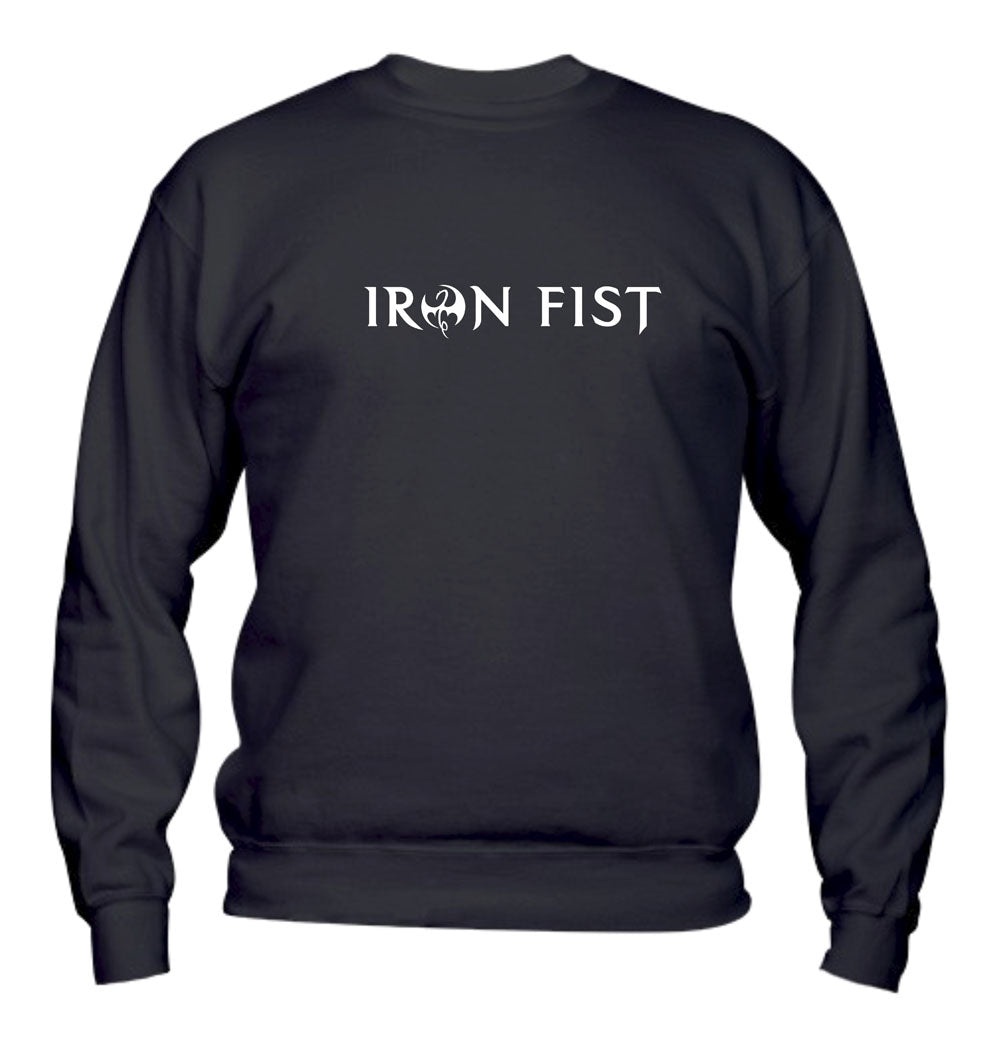 Felpa Girocollo UOMO, DONNA & BAMBIN - IRON FIST - Super vestibilità Top qualità - Social Crazy