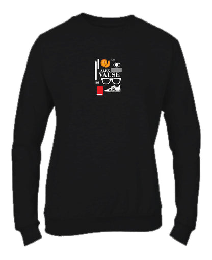 Felpa Girocollo UOMO, DONNA & BAMBIN - ALEX VAUSE - Super vestibilità Top qualità - Social Crazy