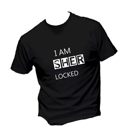 T-Shirt Uomo, Donna & Bambino - I AM SHERLOCKED  - Maglietta Maglia Tshirt Super vestibilità Top qualità
