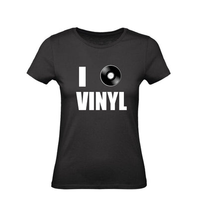 T-Shirt Uomo, Donna & Bambino - I LOVE VINYLS - Maglietta Maglia Tshirt Super vestibilità Top qualità
