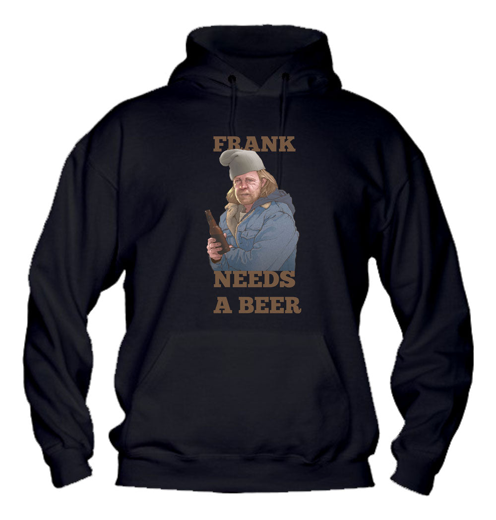 Felpa con cappuccio UOMO & BAMBIN - NEED A BEER - SHAMELESS - Super vestibilità Top qualità