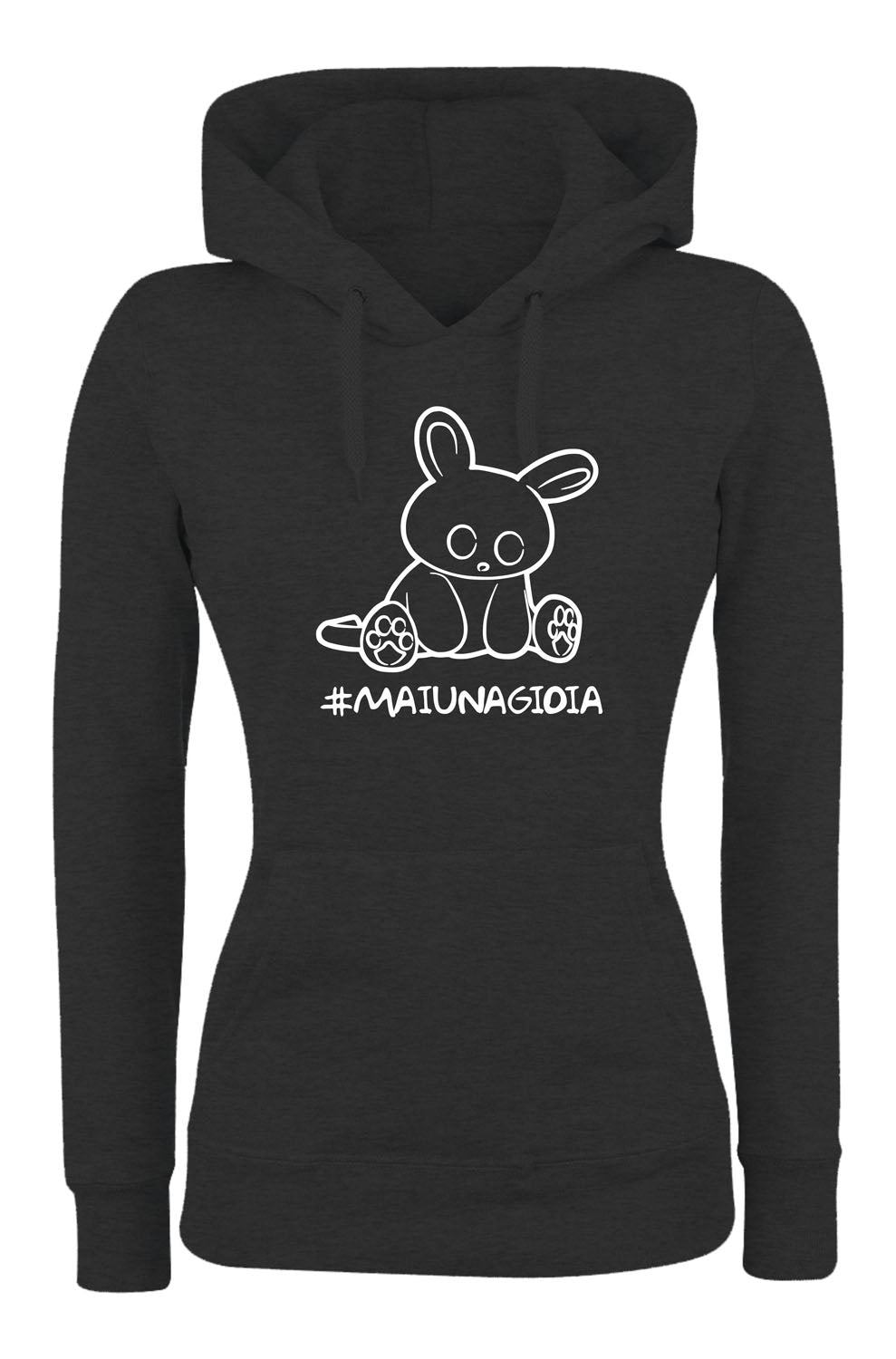 Felpa con cappuccio UOMO, DONNA & BAMBIN - #MAIUNAGIOIA- Super vestibilità Top qualità - Social Crazy