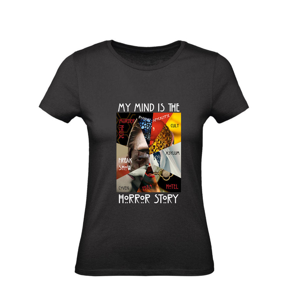 T-Shirt Uomo Donna & Bambino - MY MIND IS THE HORROR STORY  - Maglietta Maglia Tshirt Super vestibilità Top qualità