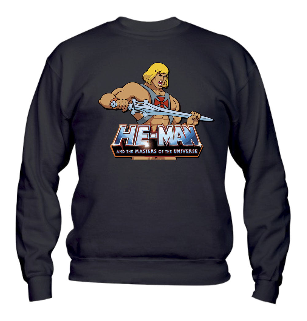 Felpa Girocollo UOMO & BAMBIN - HE MAN - Super vestibilità Top qualità