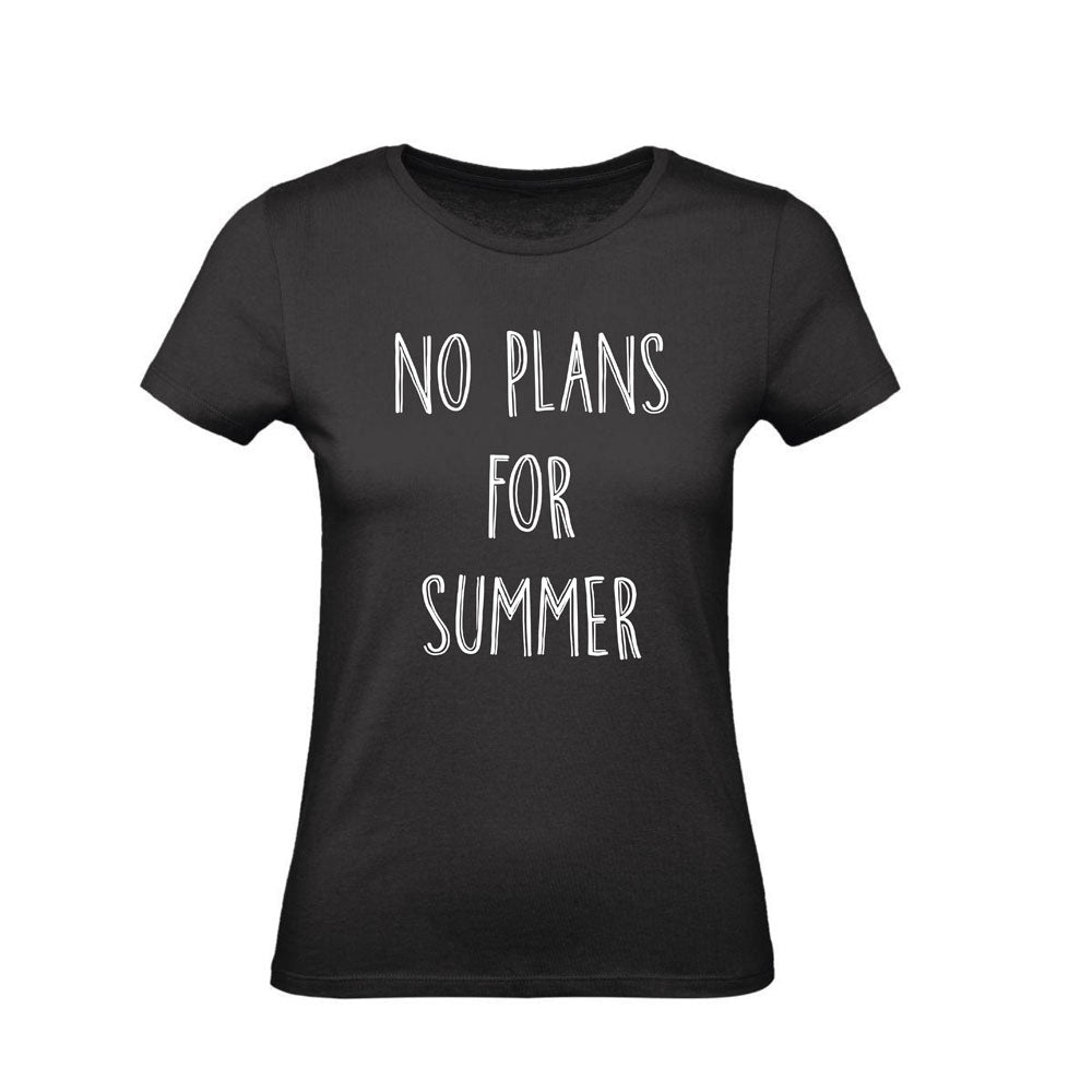 T-Shirt Uomo Donna & Bambino - NO PLANS FOR SUMMER - Maglietta Maglia Tshirt Super vestibilità Top qualità