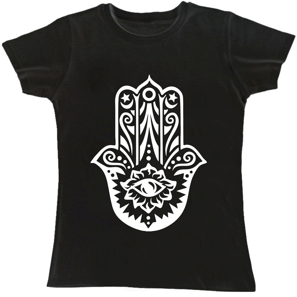 T-Shirt Uomo Donna & Bambino - MANO DI FATIMA - Maglietta Maglia Tshirt Super vestibilità Top qualità