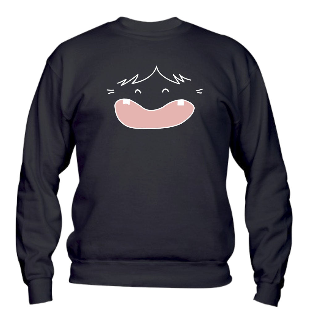 Felpa Girocollo UOMO, DONNA & BAMBIN - HELLO SPANK LINE ART - Super vestibilità Top qualità