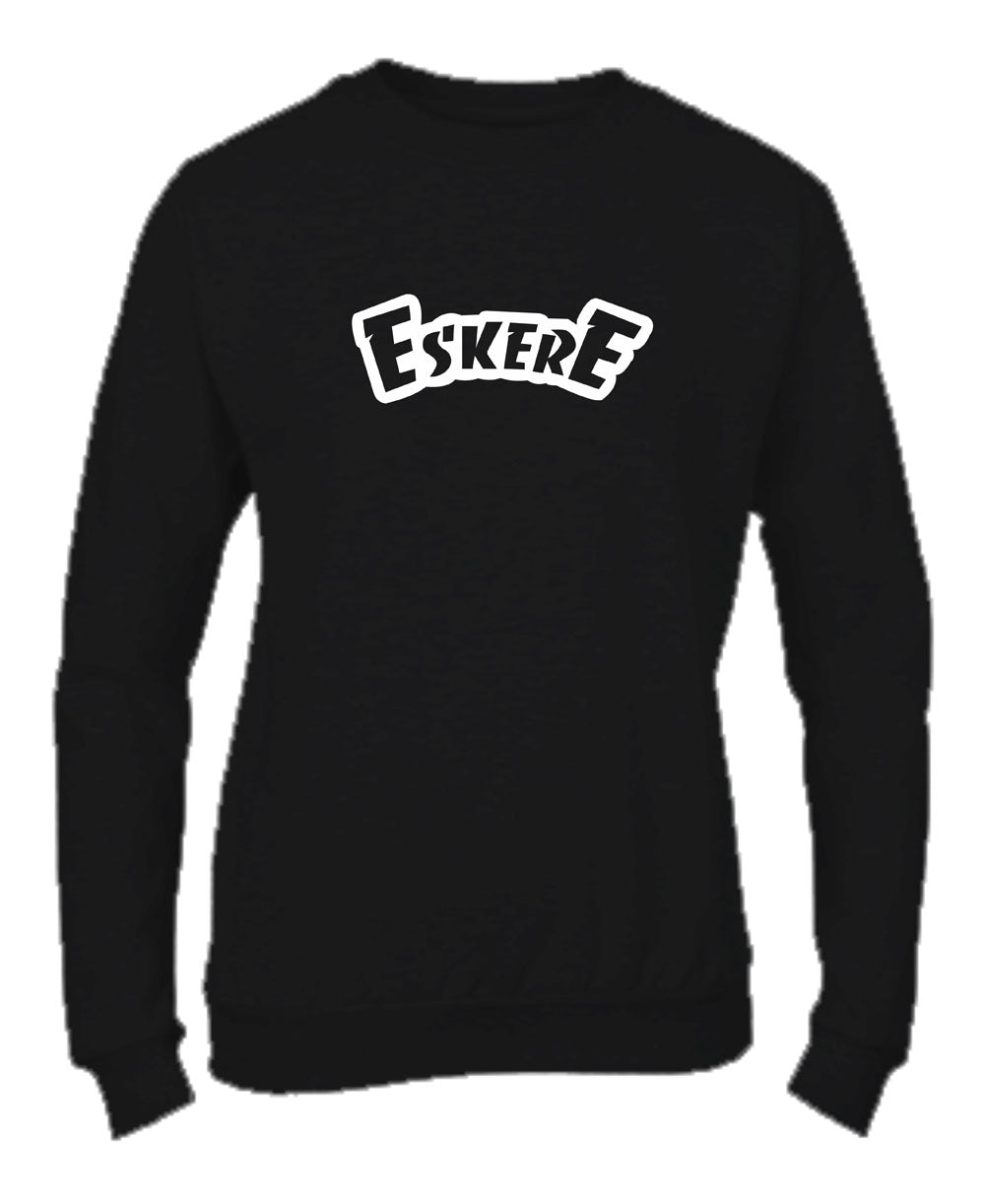 Felpa Girocollo UOMO, DONNA & BAMBIN - ESKERE - Super vestibilità Top qualità - Social Crazy