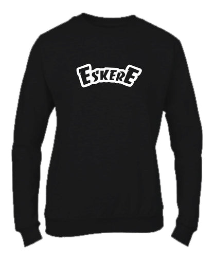 Felpa Girocollo UOMO, DONNA & BAMBIN - ESKERE - Super vestibilità Top qualità - Social Crazy