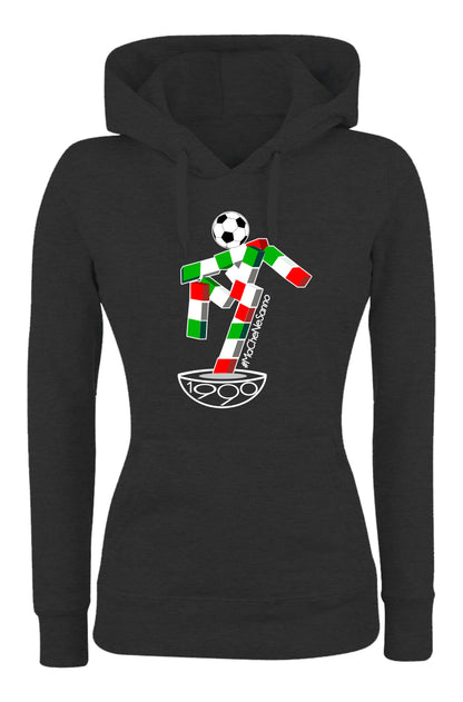 Felpa con cappuccio UOMO, DONNA & BAMBIN - #MACHENESANNO - Super vestibilità Top qualità - Social Crazy