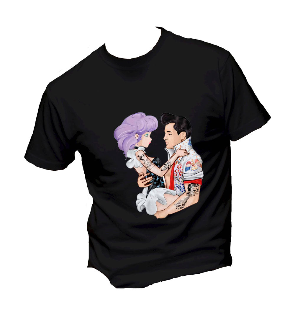 T-Shirt Uomo, Donna & Bambino - ELVIS E CREAMY - Maglietta Maglia Tshirt Super vestibilità Top qualità