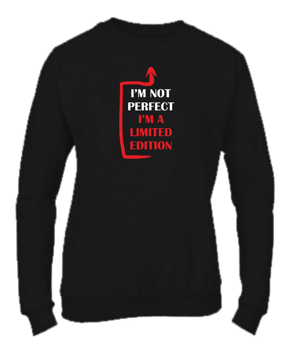 Felpa Girocollo UOMO, DONNA & BAMBIN - I'M LIMITED EDITION - Super vestibilità Top qualità