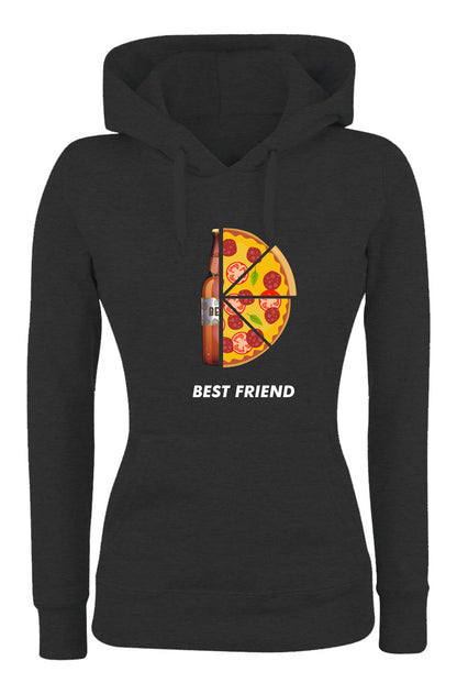 Felpa con cappuccio UOMO, DONNA & BAMBIN - BEST FRIEND - Super vestibilità Top qualità