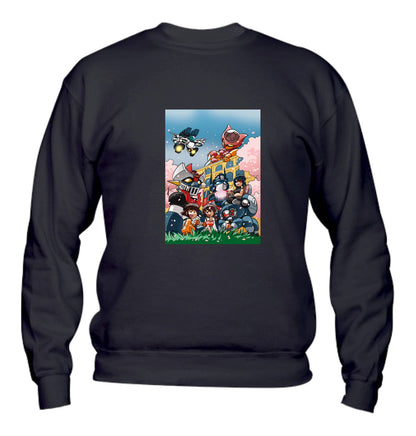 Felpa Girocollo UOMO, DONNA & BAMBIN - MECHA'S WORLD - Super vestibilità Top qualità