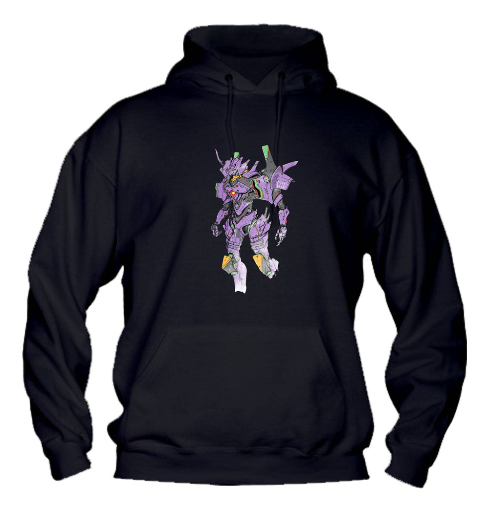 Felpa con cappuccio UOMO, DONNA & BAMBIN - EVA 01 - Super vestibilità Top qualità