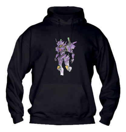 Felpa con cappuccio UOMO, DONNA & BAMBIN - EVA 01 - Super vestibilità Top qualità