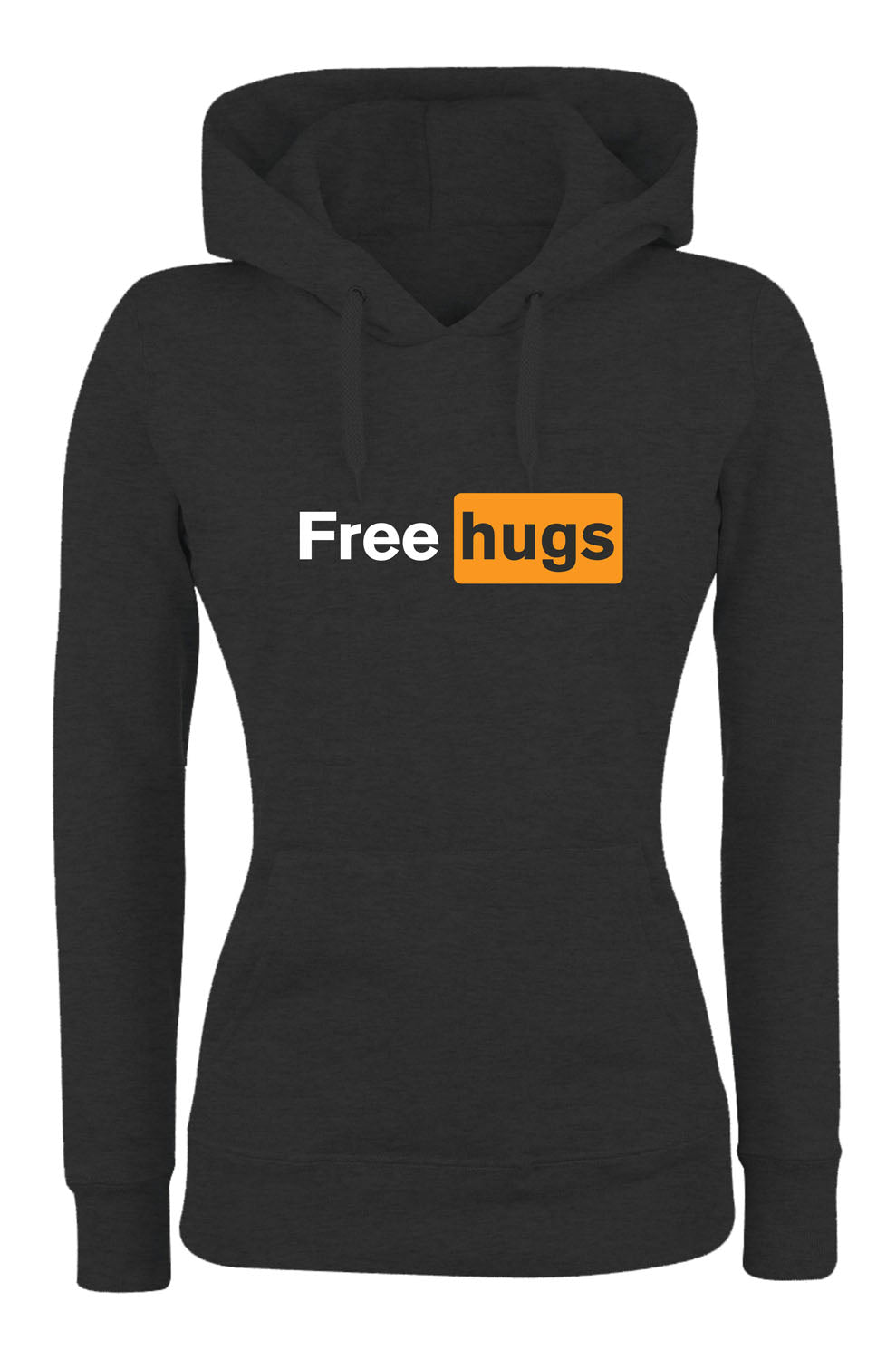 Felpa con cappuccio UOMO, DONNA & BAMBIN - FREE HUGS - Super vestibilità Top qualità