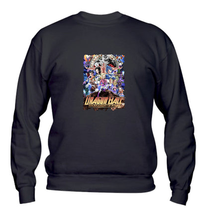Felpa Girocollo UOMO, DONNA & BAMBIN - DRAGON BALL TORNEO DEL POTERE - Super vestibilità Top qualità
