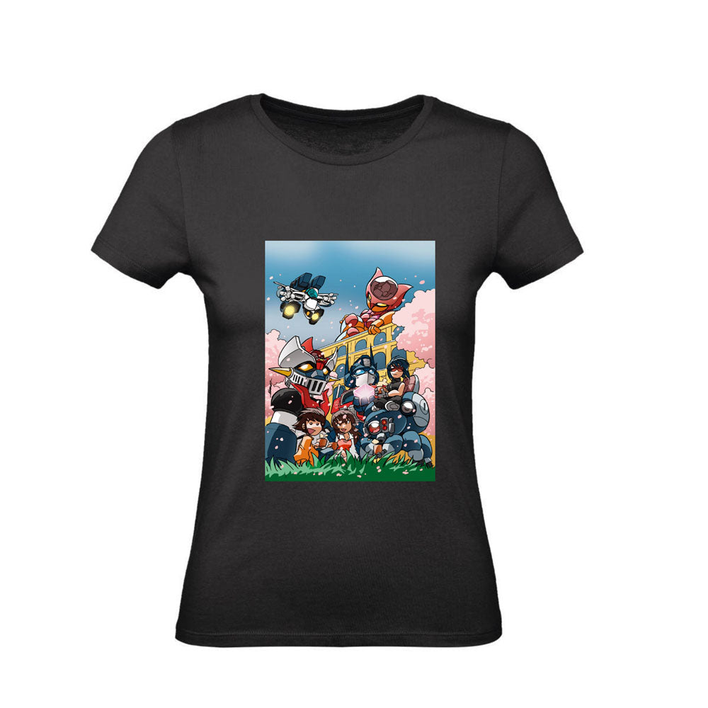 T-Shirt Uomo Donna & Bambino - MECHA'S WORLD - Maglietta Maglia Tshirt Super vestibilità Top qualità