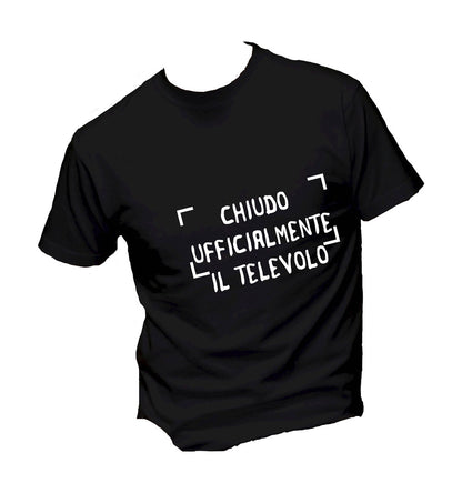 T-Shirt Uomo, Donna & Bambino - CHIUDO UFFICIALMENTE IL TELEVOTO - Maglietta Maglia Tshirt Super vestibilità Top qualità