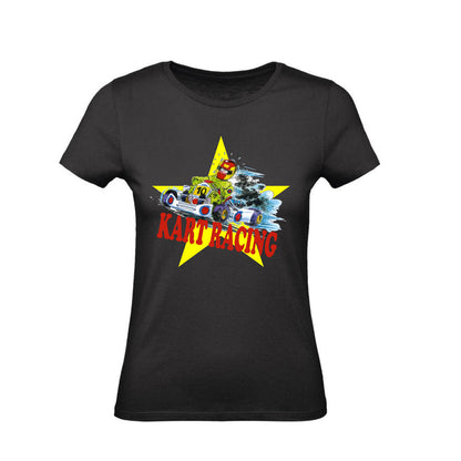 T-Shirt Uomo Donna & Bambino - KARTING RACING - Maglietta Maglia Tshirt Super vestibilità Top qualità