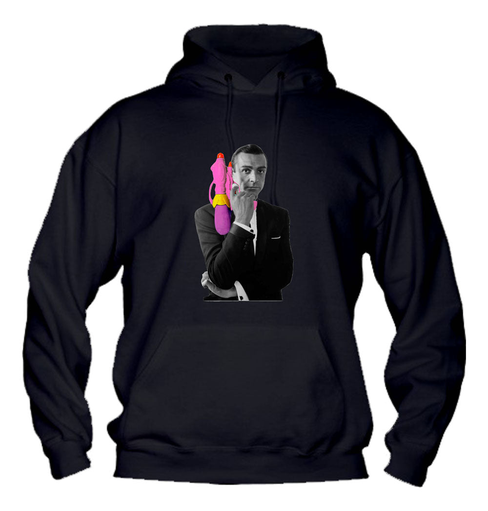 Felpa con cappuccio UOMO, DONNA & BAMBIN - AGENTE SPECIALE - Super vestibilità Top qualità - Social Crazy