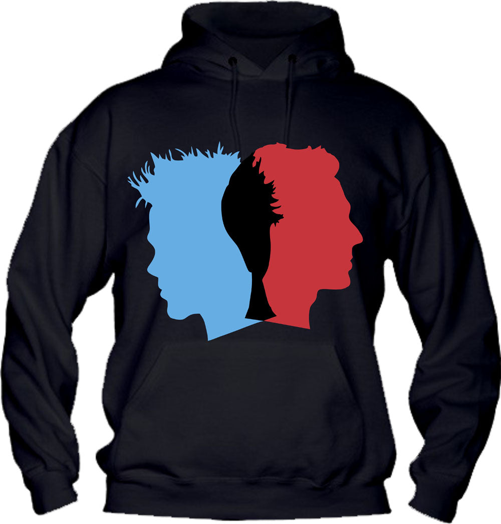 Felpa con cappuccio UOMO, DONNA & BAMBIN - FIGHT CLUB DOUBLE FACES - Super vestibilità Top qualità