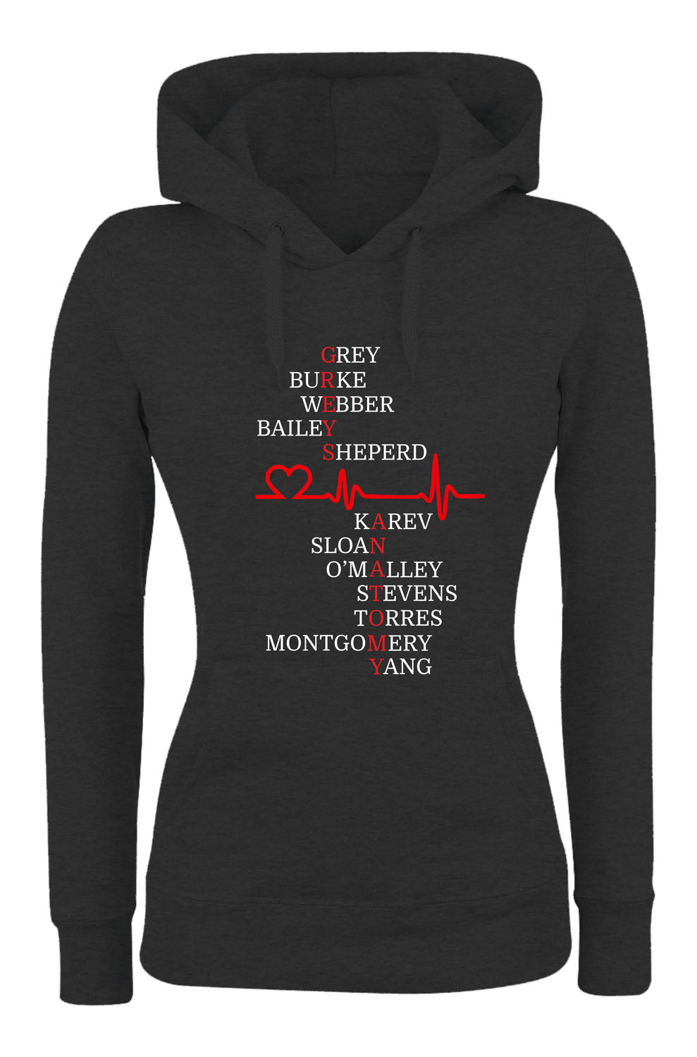 Felpa con cappuccio UOMO, DONNA & BAMBIN - GREY'S ANATOMY  - Super vestibilità Top qualità