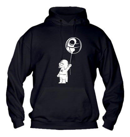 Felpa con cappuccio UOMO, DONNA & BAMBIN - BABY DARTH VADER - Super vestibilità Top qualità