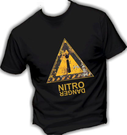 T-Shirt Uomo Donna & Bambino - NITRO DANGER  - Maglietta Maglia Tshirt Super vestibilità Top qualità - Social Crazy