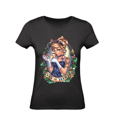 T-Shirt Donna & Bambino - CENERENTOLA TATUATA - Maglietta Maglia Tshirt Super vestibilità Top qualità (copia)