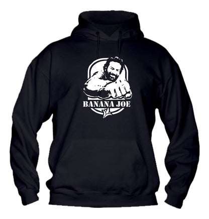 Felpa con cappuccio UOMO, DONNA & BAMBIN - BANANA JOE - Super vestibilità Top qualità - Social Crazy
