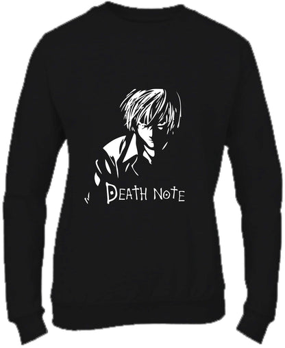 Felpa Girocollo UOMO, DONNA & BAMBIN - DEATH NOTE - LIGHT - Super vestibilità Top qualità