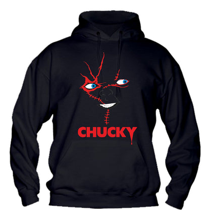 Felpa con cappuccio UOMO, DONNA & BAMBIN - CHUCKY - Super vestibilità Top qualità