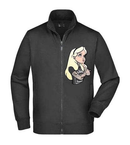 Felpa Unisex Full Zip - ALICE IN WONDERLAND PUNK - Super vestibilità Top qualità - Social Crazy