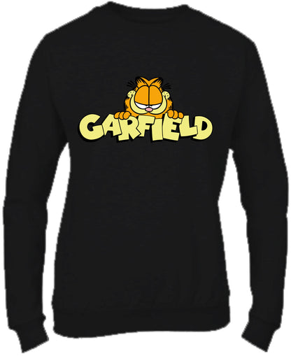 Felpa Girocollo UOMO, DONNA & BAMBIN - GARFIELD - Super vestibilità Top qualità