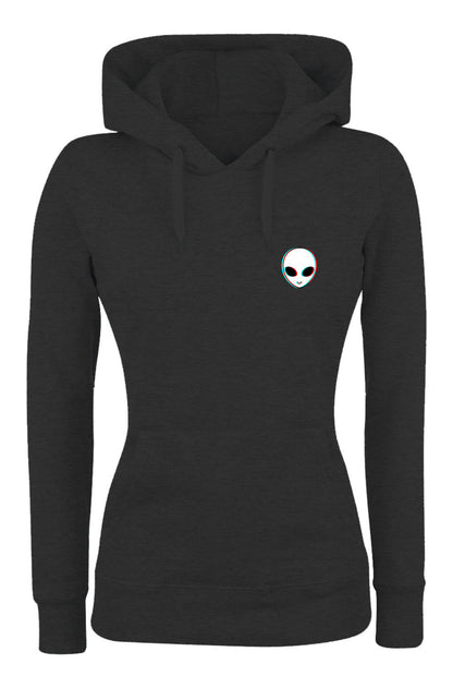 Felpa con cappuccio UOMO, DONNA & BAMBIN - ALIEN GLITCH - Super vestibilità Top qualità - Social Crazy