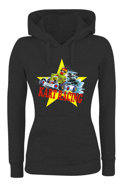 Felpa con cappuccio UOMO, DONNA & BAMBIN - KARTING RACING - Super vestibilità Top qualità
