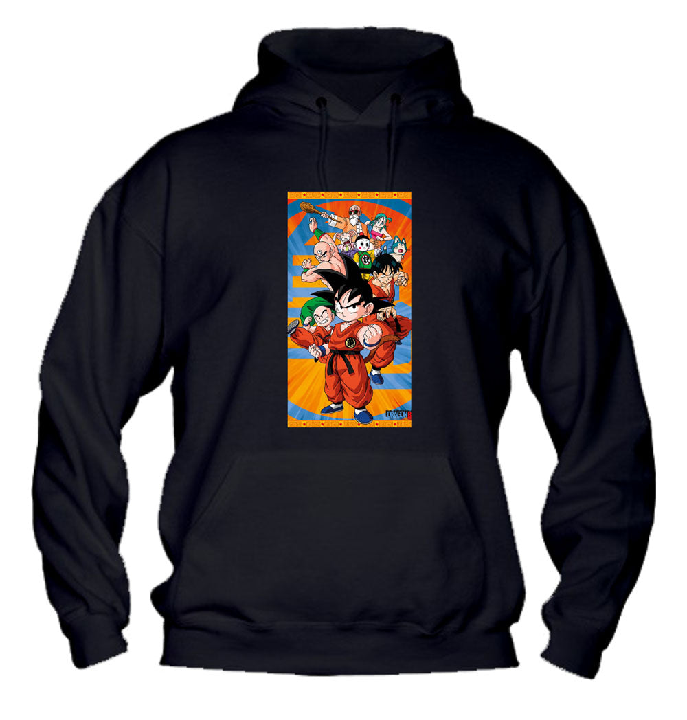 Felpa con cappuccio UOMO, DONNA & BAMBIN - DRAGON BALL - Super vestibilità Top qualità