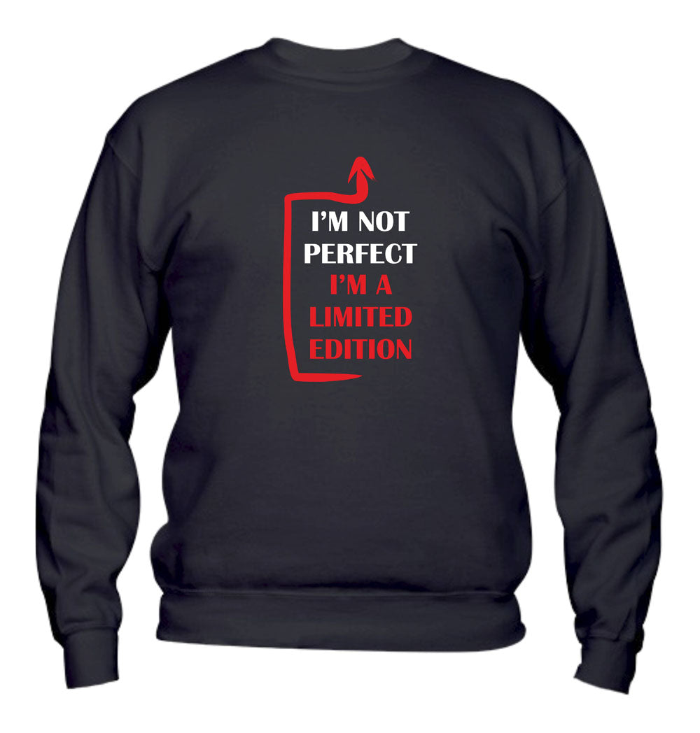 Felpa Girocollo UOMO, DONNA & BAMBIN - I'M LIMITED EDITION - Super vestibilità Top qualità