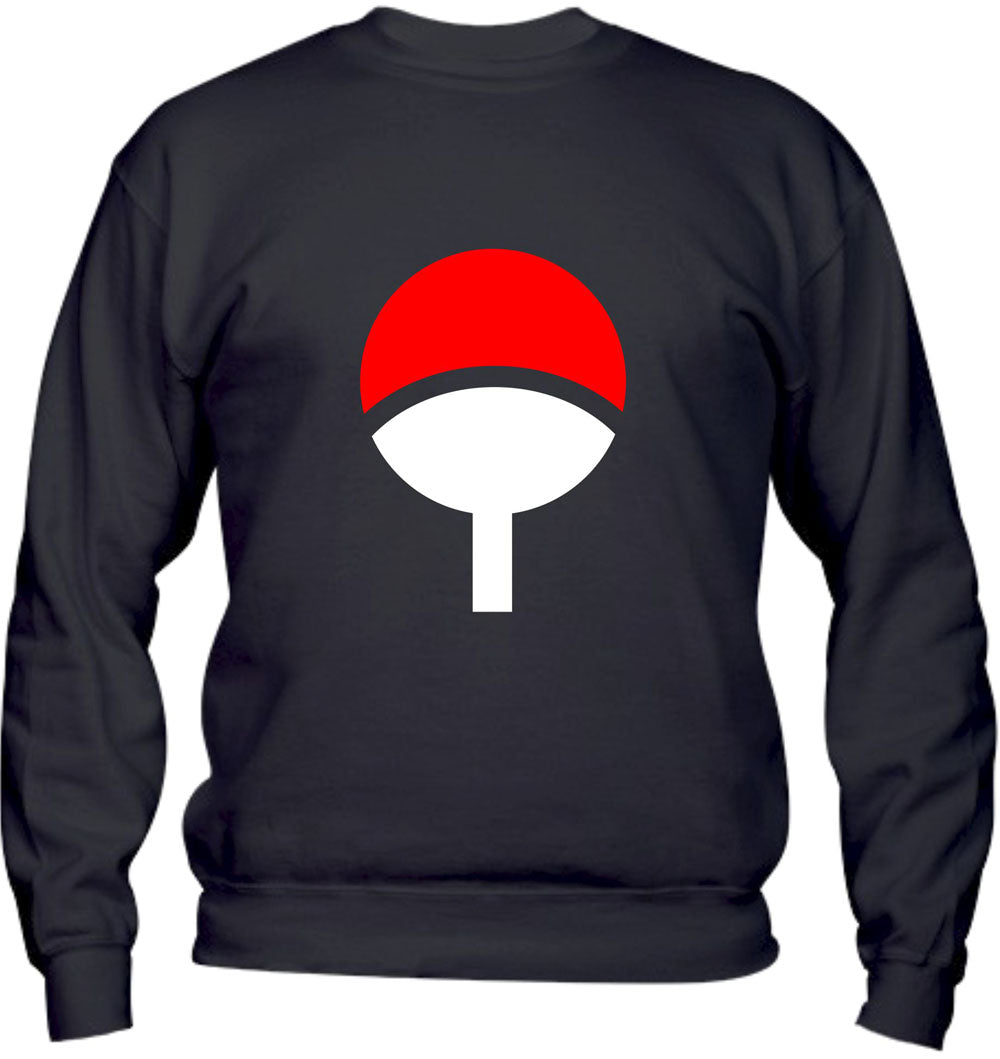 Felpa Girocollo UOMO, DONNA & BAMBIN - VENTAGLIO UCHIHA - Super vestibilità Top qualità