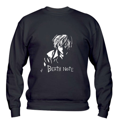 Felpa Girocollo UOMO, DONNA & BAMBIN - DEATH NOTE - LIGHT - Super vestibilità Top qualità