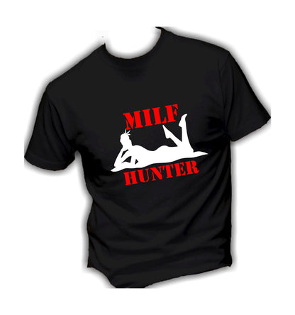 T-Shirt Uomo & Bambino - MILF HUNTER - Maglietta Maglia Tshirt Super vestibilità Top qualità