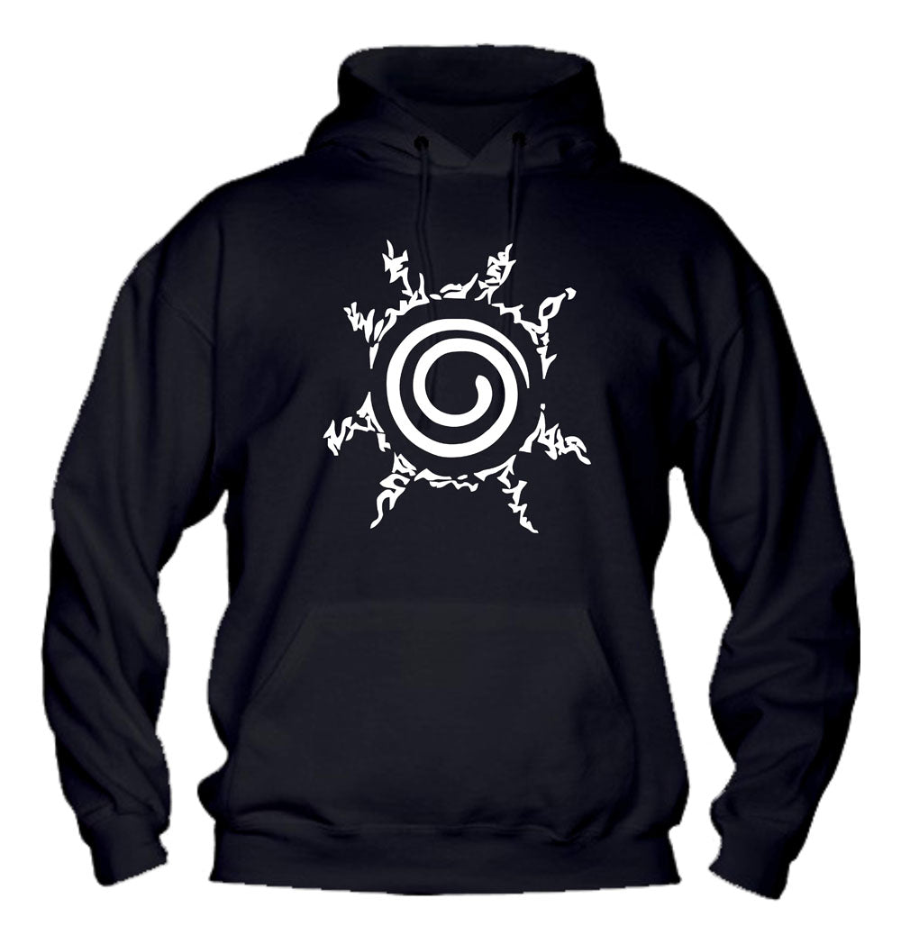 Felpa con cappuccio UOMO, DONNA & BAMBIN - NARUTO SIGILLO OTTAGONALE - Super vestibilità Top qualità