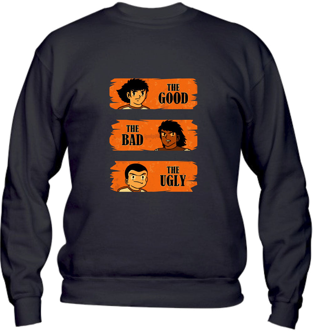 Felpa Girocollo UOMO & BAMBIN - HOLLY E BENJI THE GOOD THE BAD THE UGLY - Super vestibilità Top qualità