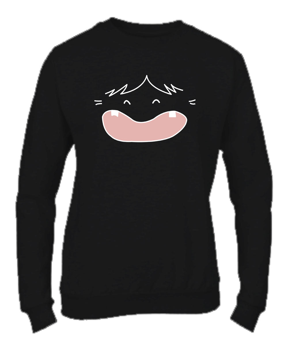 Felpa Girocollo UOMO, DONNA & BAMBIN - HELLO SPANK LINE ART - Super vestibilità Top qualità