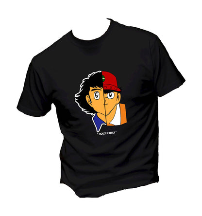 T-Shirt Uomo & Bambino - HOLLY E BENJI FACE - Maglietta Maglia Tshirt Super vestibilità Top qualità